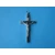 Krzyż zakonny metalowy czarny 8,5 cm Nr.1